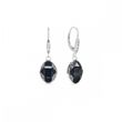 925 Sterling Silver Earrings with Graphite Light Chrome Crystals of Swarovski (KAC492614GTCH)