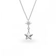 925 Sterling Silver Pendant with Chain with Crystals of Swarovski (NC474510C)