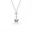 925 Sterling Silver Pendant with Chain with Crystals of Swarovski (NC474510SS)