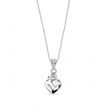 925 Sterling Silver Pendant with Chain with Crystal of Swarovski (NCMIX2808C), Crystal