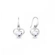 925 Sterling Silver Earrings with Crystals of Swarovski (KWM28086C)