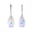 925 Sterling Silver Earrings with Aurora Borealis crystals of Swarovski (KWN610622AB)