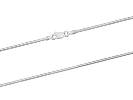 925 Sterling Silver 1.2mm Round Snake Chain 45cm (C1245RS), Fine jewellery