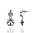 925 Sterling Silver Earrings with Crystals of Swarovski (KC1122SS47C)